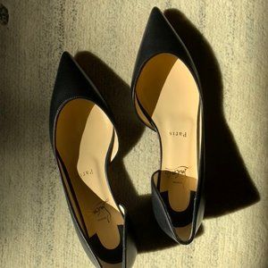 Christian Louboutin Black Flats size 36 (NWT)